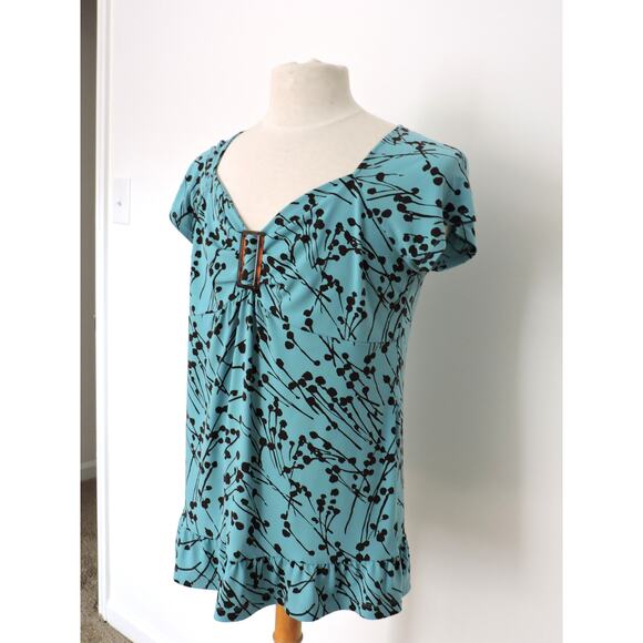 Apt 9 Summer Tunic Blouse Size L - Picture 2 of 7
